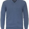 Casa Moda Regular Fit Herren Pullunder V-Ausschnitt Petrol