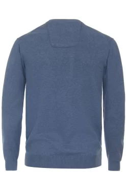 Casa Moda Regular Fit Herren Pullunder V-Ausschnitt Petrol -Ho ho ho, Mode in Grün. 004430 199 8 800