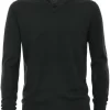 Casa Moda Herren Pullover V-Ausschnitt Dunkelgrün