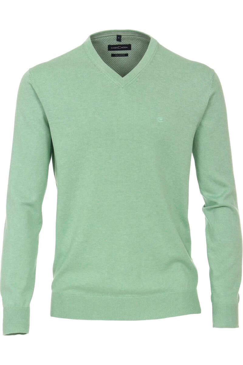 Casa Moda Casual Casual Fit Herren Pullover V-Ausschnitt Mint 1 Casa Moda Casual Casual Fit Herren Pullover V-Ausschnitt Mint