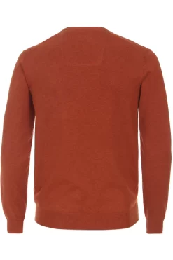 Casa Moda Regular Fit Herren Pullunder V-Ausschnitt Orange -Ho ho ho, Mode in Grün. 004430 465 8 800