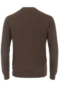 Casa Moda Regular Fit Herren Pullunder V-Ausschnitt Beige -Ho ho ho, Mode in Grün. 004430 685 8 800