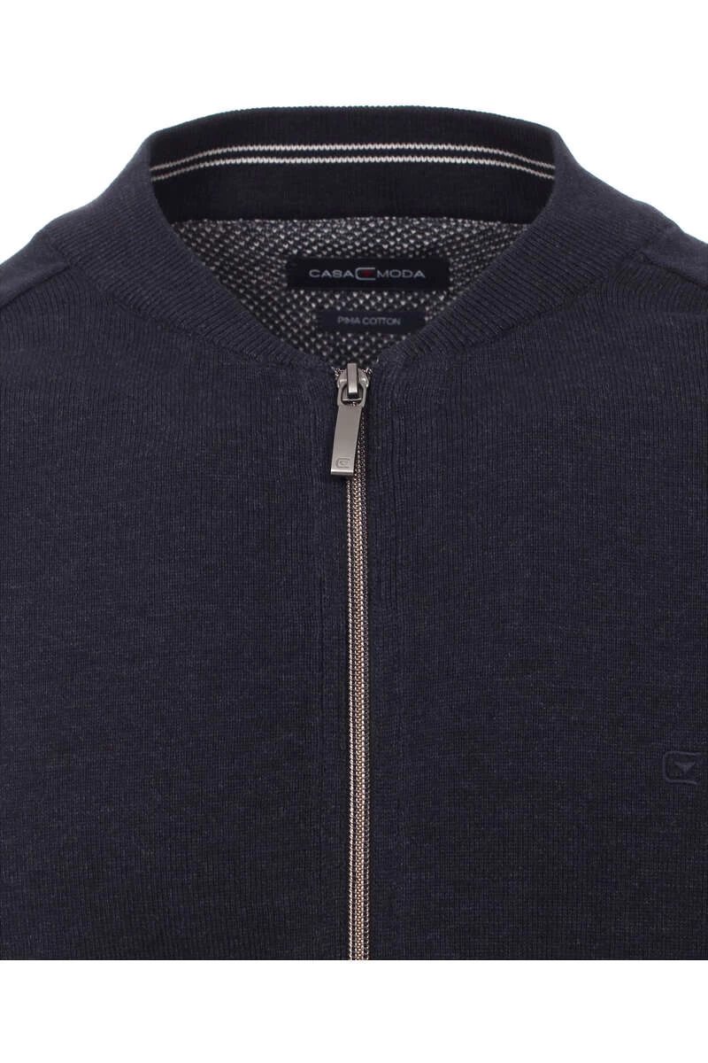 Casa Moda CardiganZip Blau 2 Casa Moda CardiganZip Blau – Bild 2