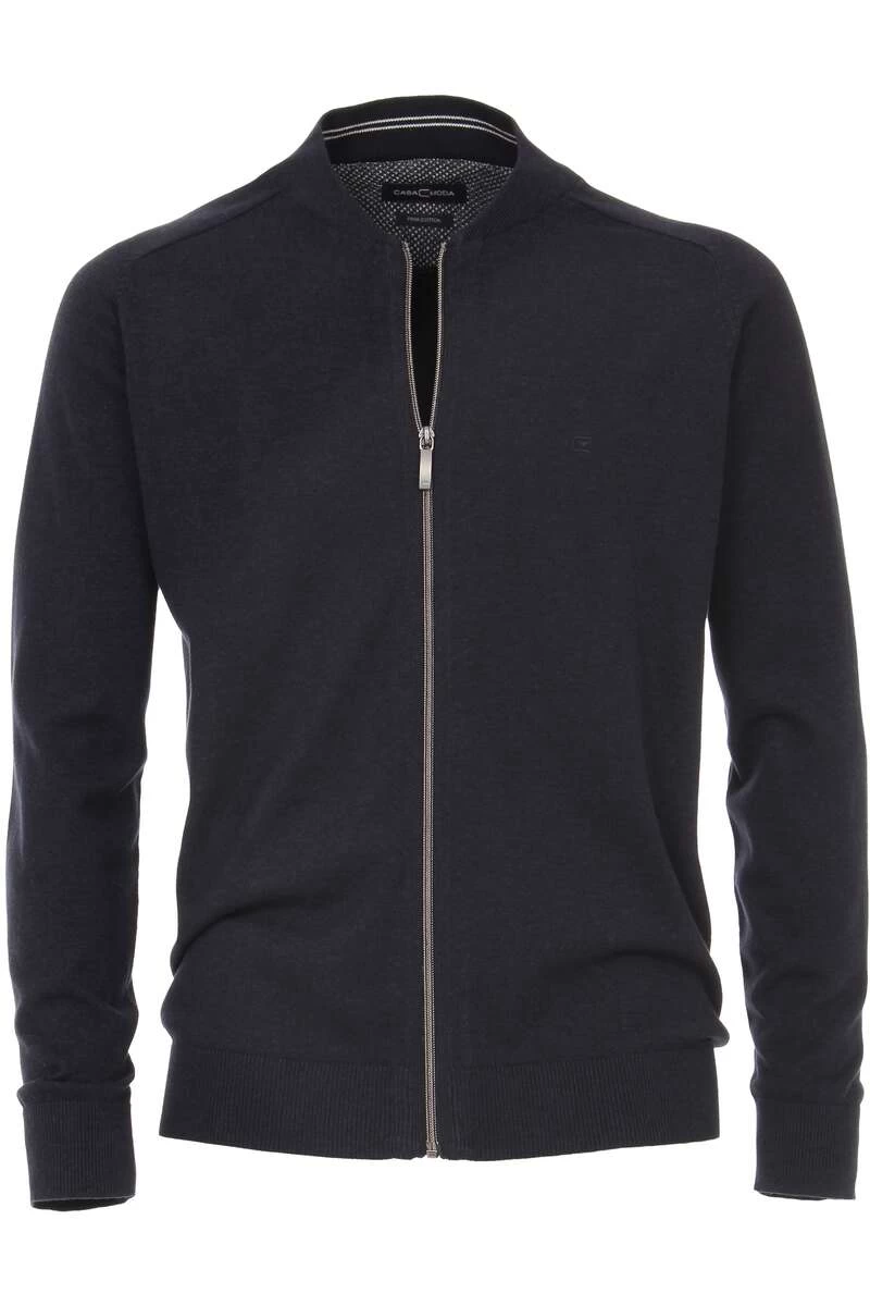 Casa Moda CardiganZip Blau 1 Casa Moda CardiganZip Blau