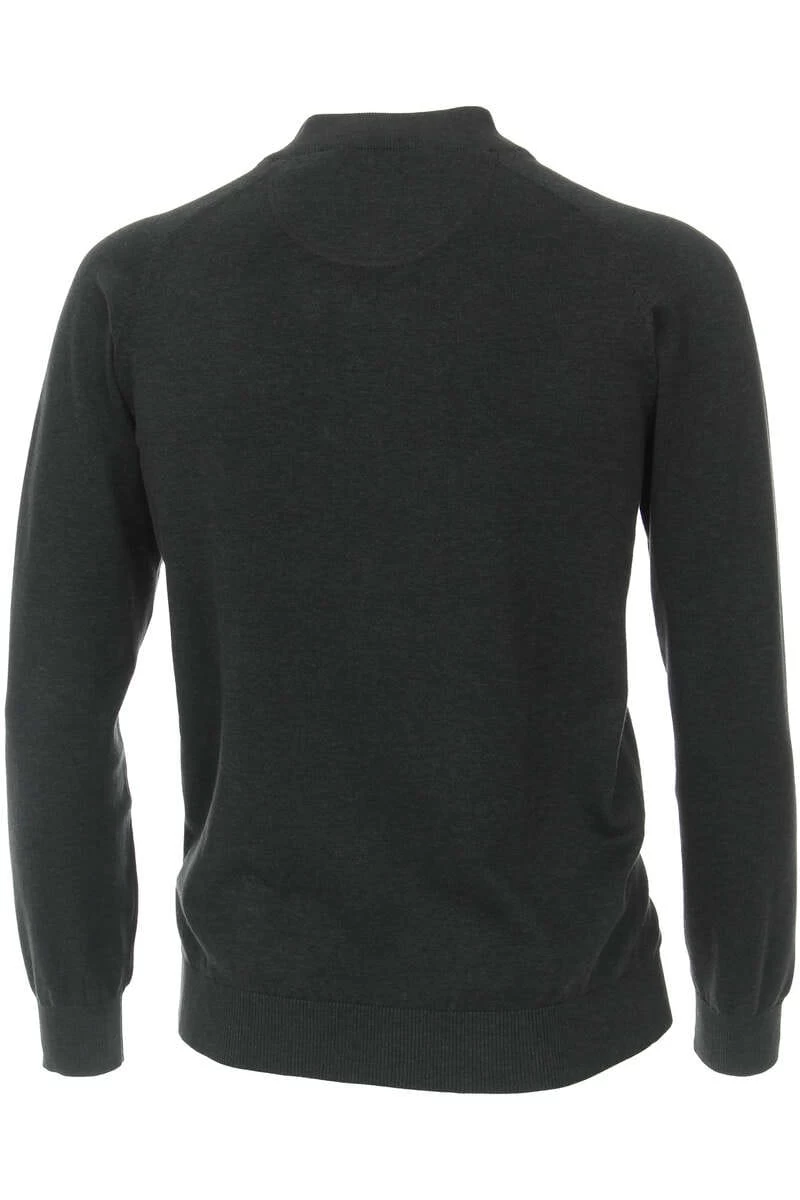Casa Moda Herren Strickjacke Zip Dunkelgrün 3 Casa Moda Herren Strickjacke Zip Dunkelgrün – Bild 3