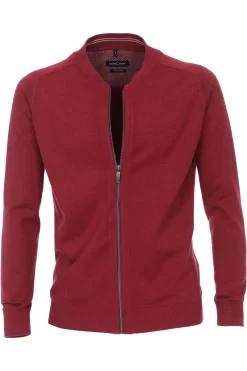 Casa Moda Casual Casual Fit CardiganZip Aubergine