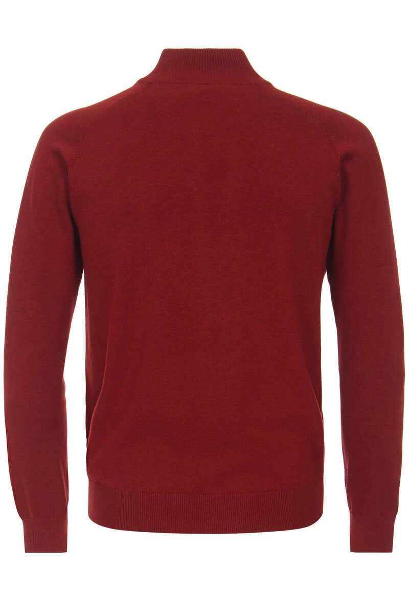 Casa Moda Regular Fit Herren Strickjacke Zip Orange 3 Casa Moda Regular Fit Herren Strickjacke Zip Orange – Bild 3