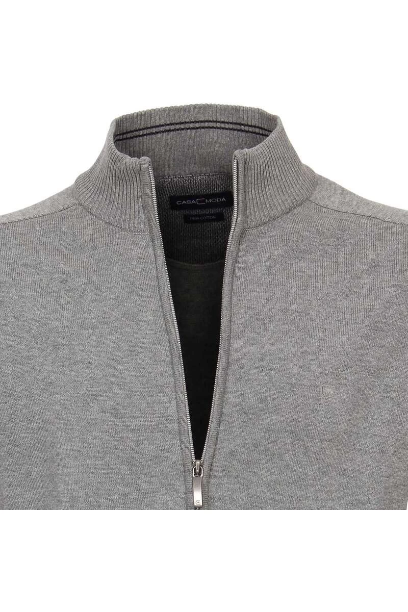 Casa Moda CardiganZip Grau 2 Casa Moda CardiganZip Grau – Bild 2