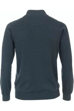 Casa Moda Herren Strickjacke Zip Dunkelgrau -Ho ho ho, Mode in Grün. 004450 765 9 800