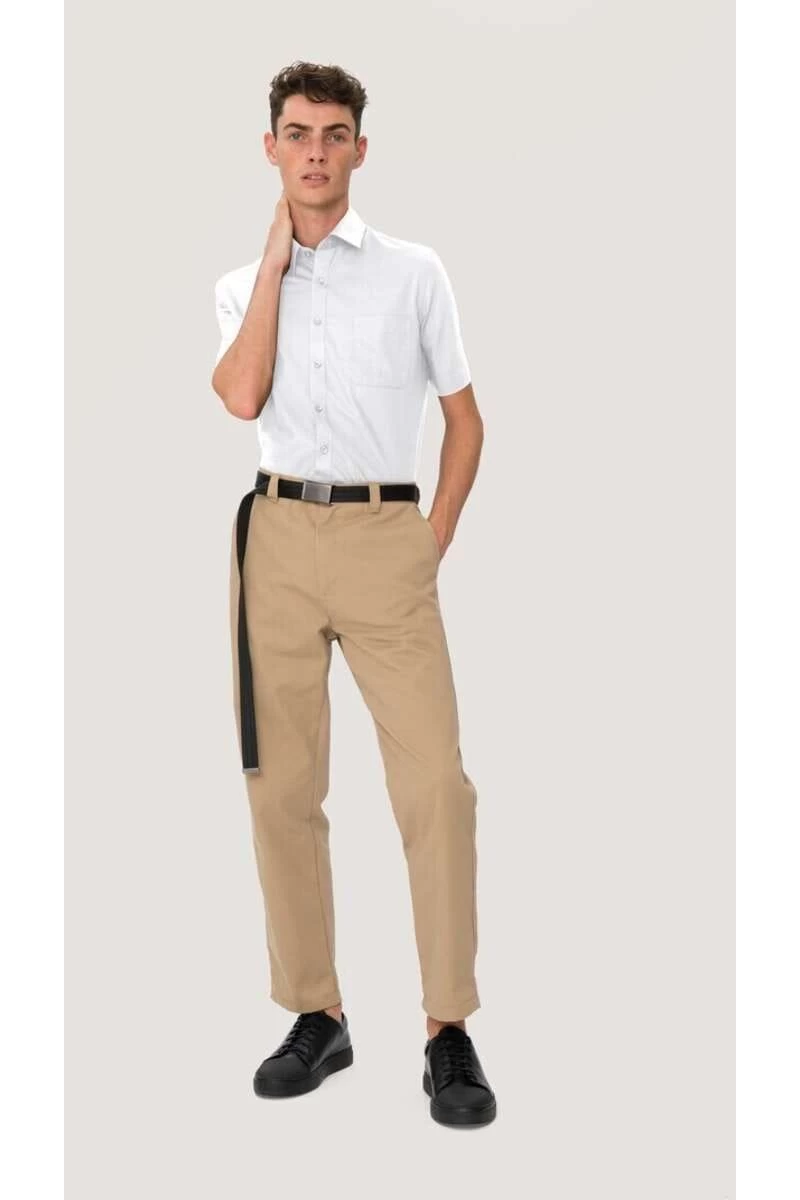 HAKRO Comfort Fit Hemd Weiss, Einfarbig 2 HAKRO Comfort Fit Hemd Weiss, Einfarbig – Bild 2