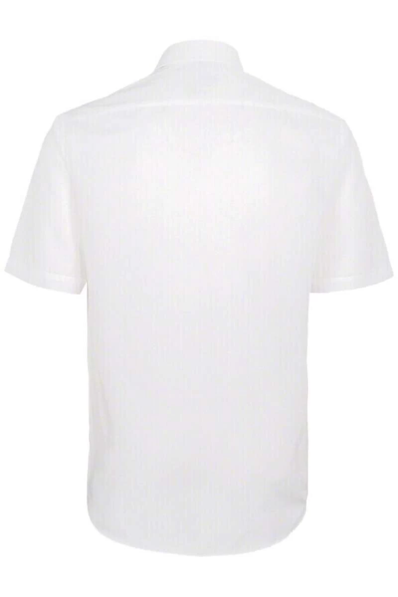 HAKRO Comfort Fit Hemd Weiss, Einfarbig 4 HAKRO Comfort Fit Hemd Weiss, Einfarbig – Bild 4