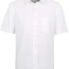 HAKRO Comfort Fit Hemd Weiss, Einfarbig