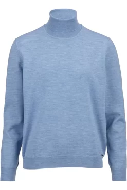 OLYMP Casual Modern Fit Herren Rollkragenpullover Bleu