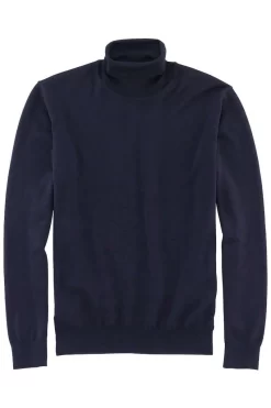 OLYMP Herren Rollkragenpullover Marine