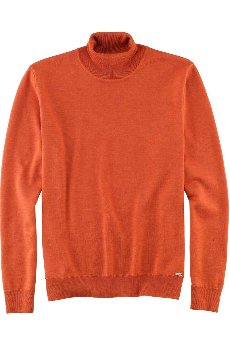 OLYMP Casual Modern Fit Herren Rollkragenpullover Rost 1 OLYMP Casual Modern Fit Herren Rollkragenpullover Rost