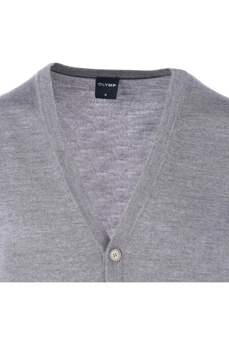OLYMP Cardigan Grau 2 OLYMP Cardigan Grau – Bild 2