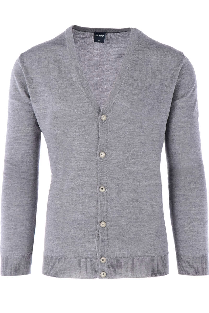 OLYMP Cardigan Grau 1 OLYMP Cardigan Grau