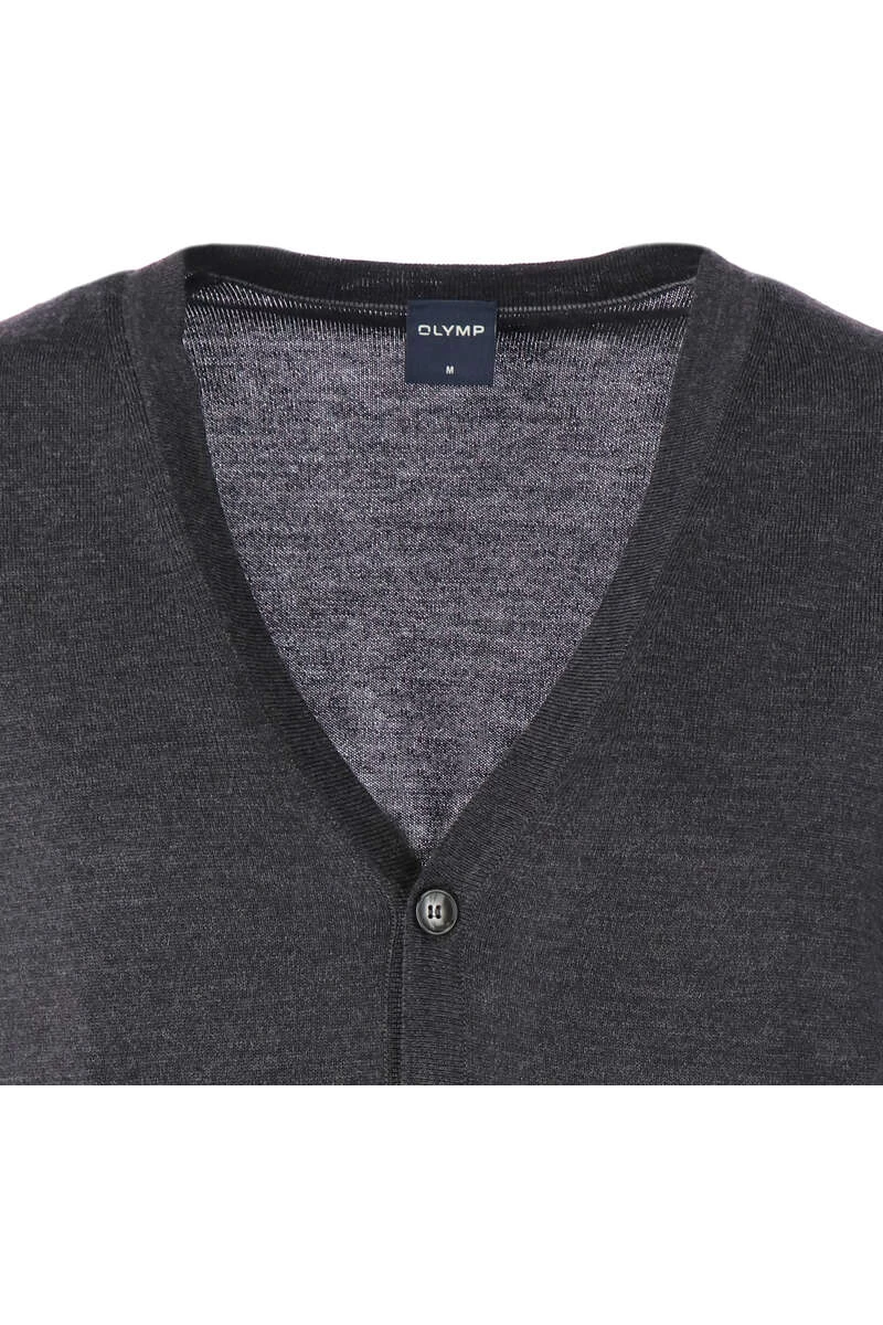 OLYMP Cardigan Graphit 2 OLYMP Cardigan Graphit – Bild 2