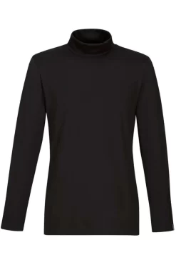 TRIGEMA Slim Fit Herren Rollkragenpullover Schwarz