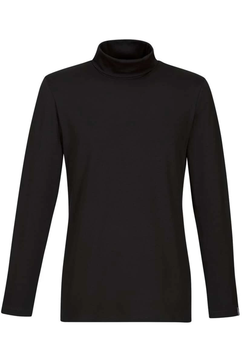 TRIGEMA Slim Fit Herren Rollkragenpullover Schwarz 1 TRIGEMA Slim Fit Herren Rollkragenpullover Schwarz