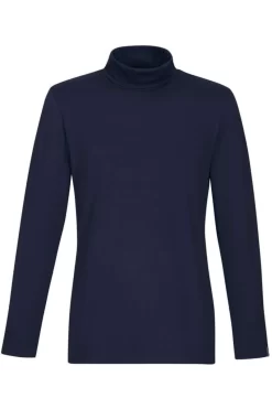 TRIGEMA Slim Fit Herren Rollkragenpullover Navy