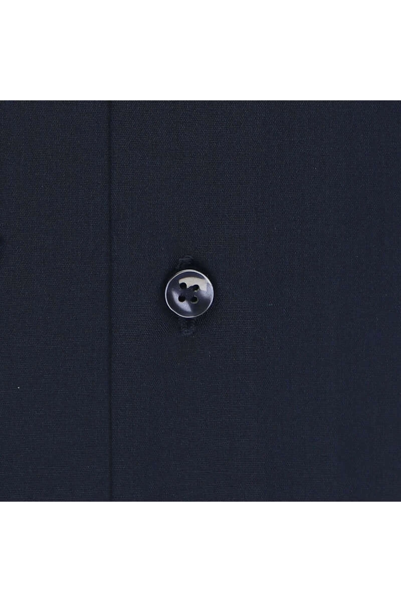 Seidensticker Shaped Hemd Marine, Einfarbig 4 Seidensticker Shaped Hemd Marine, Einfarbig – Bild 4