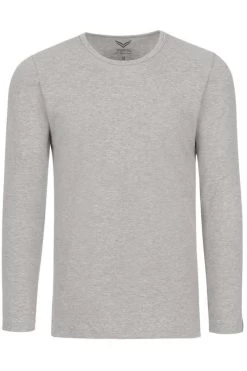 TRIGEMA Longsleeve Grau