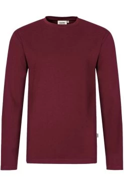HAKRO 279 Longsleeve Weinrot