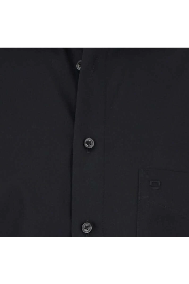 OLYMP Luxor Modern Fit Hemd Schwarz, Einfarbig 3 OLYMP Luxor Modern Fit Hemd Schwarz, Einfarbig – Bild 3