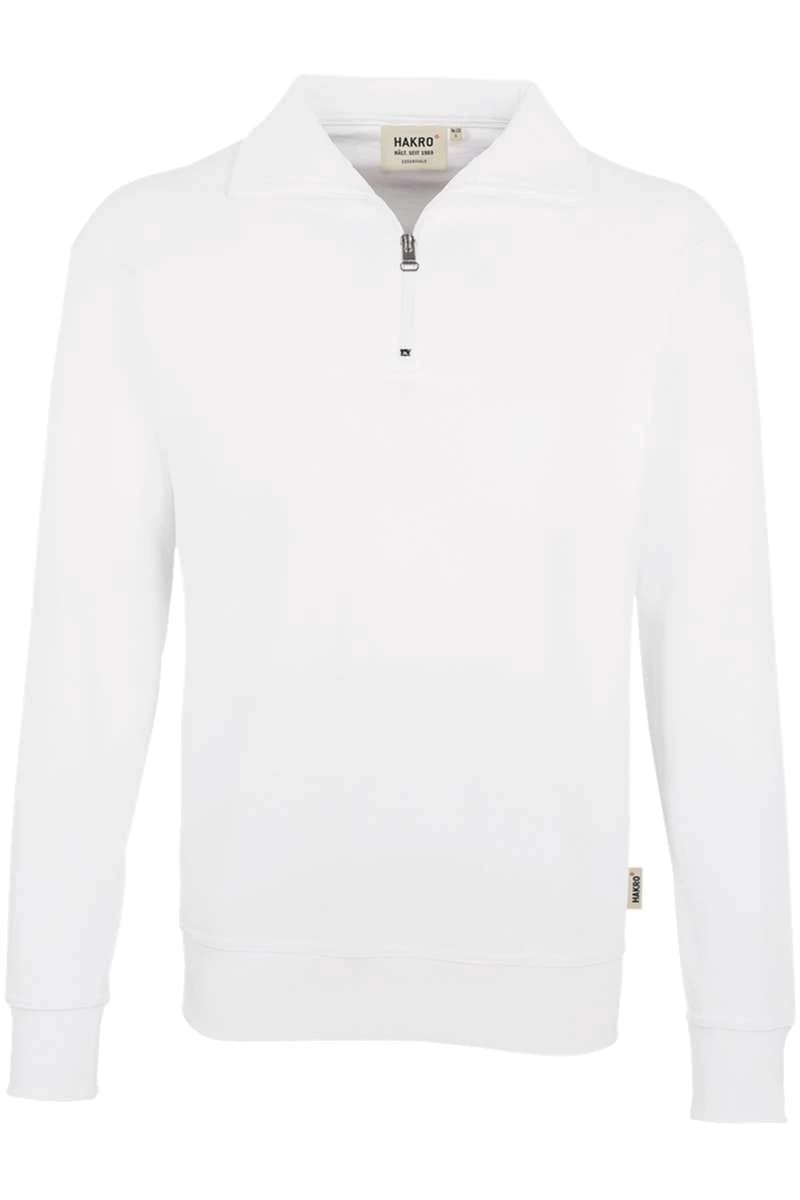 HAKRO 451 Comfort Fit TroyerZip Weiss 1 HAKRO 451 Comfort Fit TroyerZip Weiss