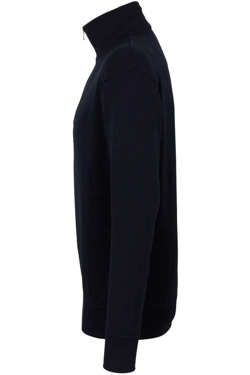 HAKRO 451 Comfort Fit TroyerZip Schwarz 3 HAKRO 451 Comfort Fit TroyerZip Schwarz – Bild 3