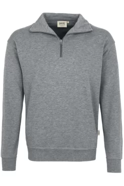 HAKRO 451 Comfort Fit TroyerZip Grau