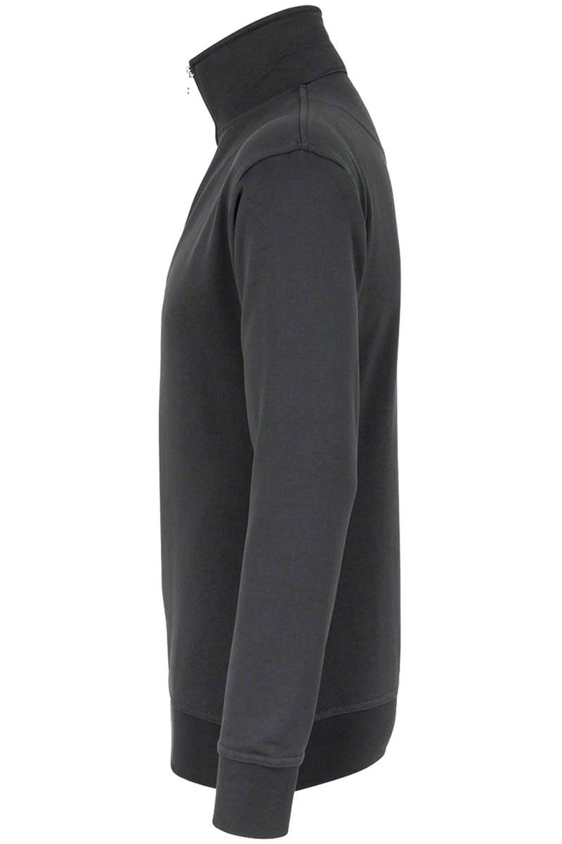 HAKRO 451 Comfort Fit TroyerZip Anthrazit 3 HAKRO 451 Comfort Fit TroyerZip Anthrazit – Bild 3
