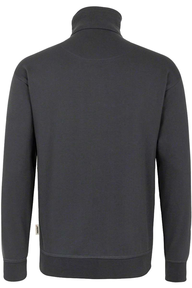 HAKRO 451 Comfort Fit TroyerZip Anthrazit 4 HAKRO 451 Comfort Fit TroyerZip Anthrazit – Bild 4