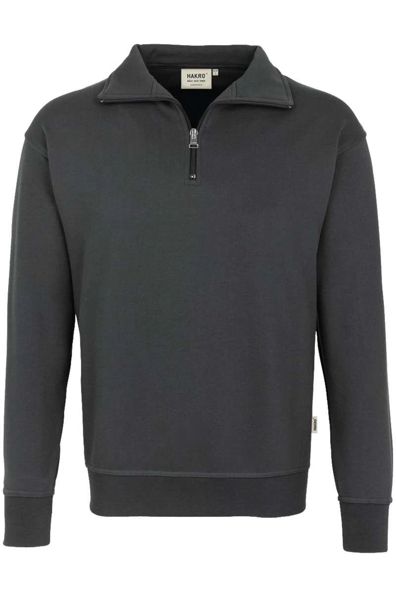 HAKRO 451 Comfort Fit TroyerZip Anthrazit 1 HAKRO 451 Comfort Fit TroyerZip Anthrazit