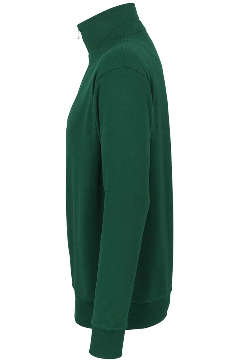 HAKRO 451 Comfort Fit TroyerZip Dunkelgrün 3 HAKRO 451 Comfort Fit TroyerZip Dunkelgrün – Bild 3