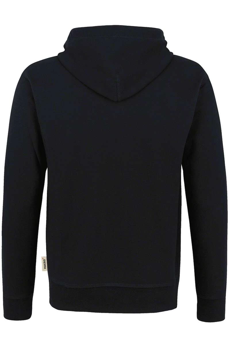 HAKRO Comfort Fit Sweatjacke Mit Kapuze Zip Schwarz/silber 3 HAKRO Comfort Fit Sweatjacke Mit Kapuze Zip Schwarz/silber – Bild 3