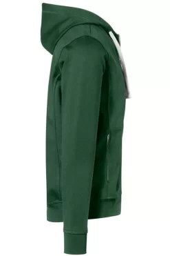 HAKRO Essentials Comfort Fit Sweatjacke Mit Kapuze Tanne/silber 7 HAKRO Essentials Comfort Fit Sweatjacke Mit Kapuze Tanne/silber -Ho ho ho, Mode in Grün. 0455 072 4 800