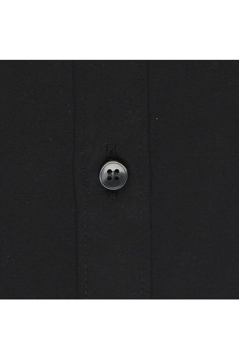 OLYMP No. Six Super Slim Hemd Schwarz, Einfarbig 4 OLYMP No. Six Super Slim Hemd Schwarz, Einfarbig – Bild 4