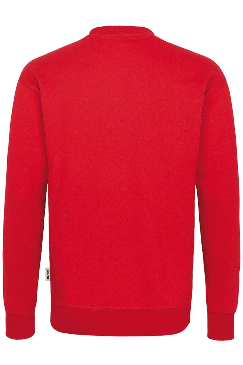 HAKRO 471 Comfort Fit Sweatshirt Rundhals Rot 3 HAKRO 471 Comfort Fit Sweatshirt Rundhals Rot – Bild 3