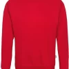 HAKRO 471 Comfort Fit Sweatshirt Rundhals Rot