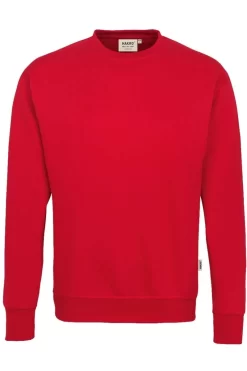 HAKRO 471 Comfort Fit Sweatshirt Rundhals Rot