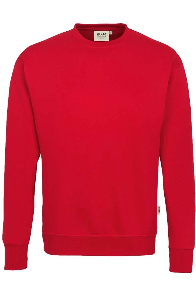 HAKRO 471 Comfort Fit Sweatshirt Rundhals Rot 1 HAKRO 471 Comfort Fit Sweatshirt Rundhals Rot