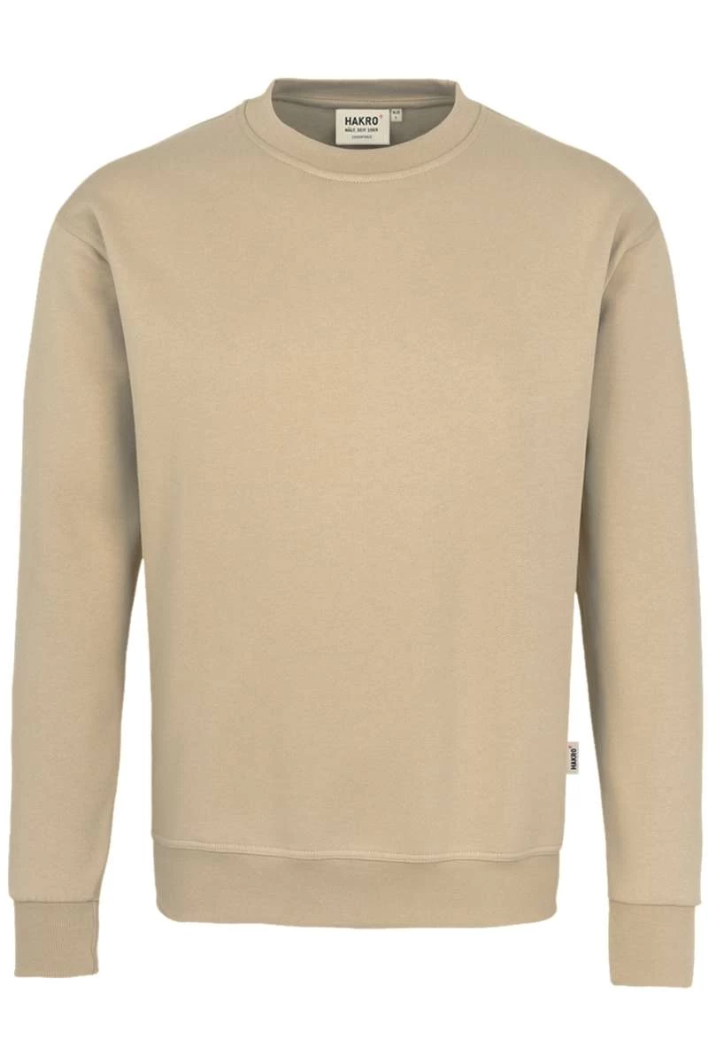 HAKRO 471 Comfort Fit Sweatshirt Rundhals Sand 1 HAKRO 471 Comfort Fit Sweatshirt Rundhals Sand