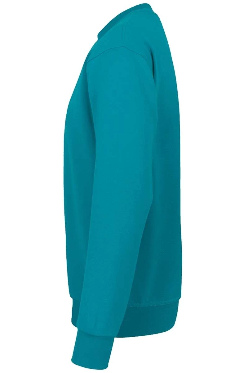 HAKRO 471 Comfort Fit Sweatshirt Rundhals Smaragd 2 HAKRO 471 Comfort Fit Sweatshirt Rundhals Smaragd – Bild 2