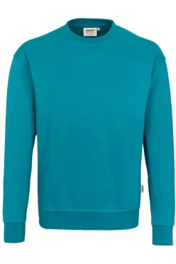 HAKRO 471 Comfort Fit Sweatshirt Rundhals Smaragd
