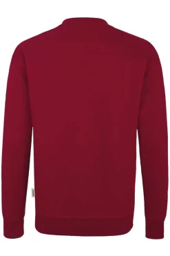 HAKRO 471 Comfort Fit Sweatshirt Rundhals Weinrot -Ho ho ho, Mode in Grün. 0471 017 3 800