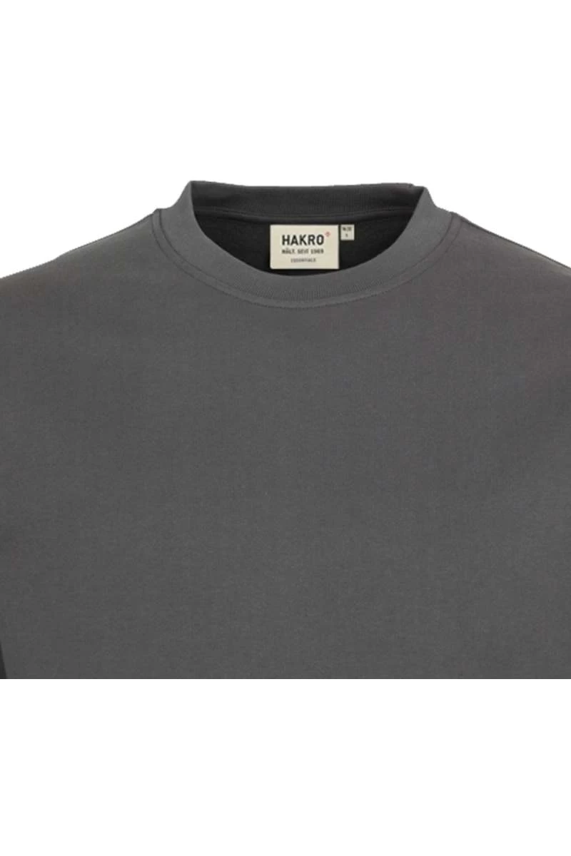 HAKRO 471 Comfort Fit Sweatshirt Rundhals Graphit 2 HAKRO 471 Comfort Fit Sweatshirt Rundhals Graphit – Bild 2