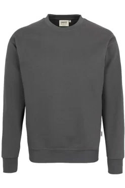 HAKRO 471 Comfort Fit Sweatshirt Rundhals Graphit