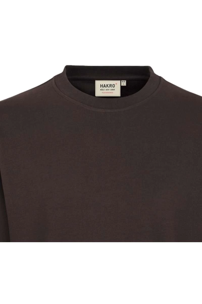 HAKRO 475 Comfort Fit Sweatshirt Rundhals Schokolade 2 HAKRO 475 Comfort Fit Sweatshirt Rundhals Schokolade – Bild 2